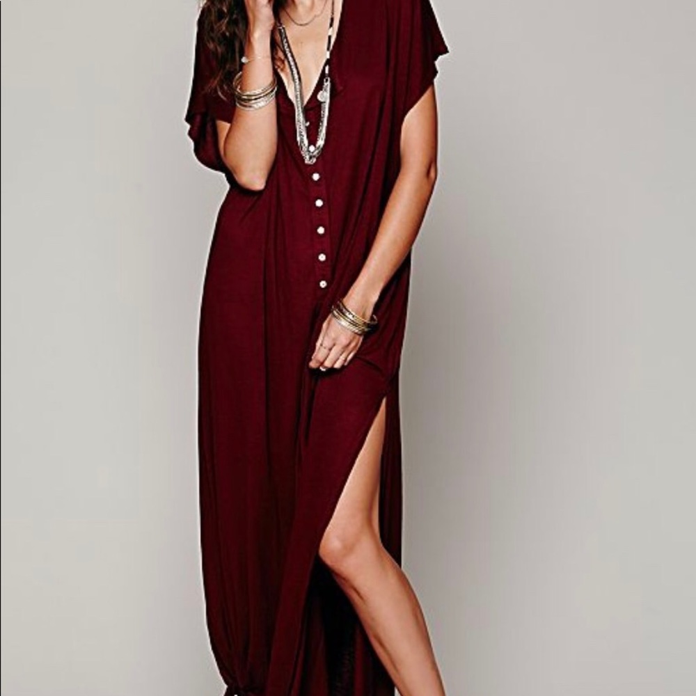 Free People BeachMarrakech DressCOLOR IS OLIVE